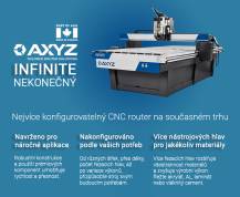 Obrázek k výrobku AXYZ INFINITE - frézovací / řezací router